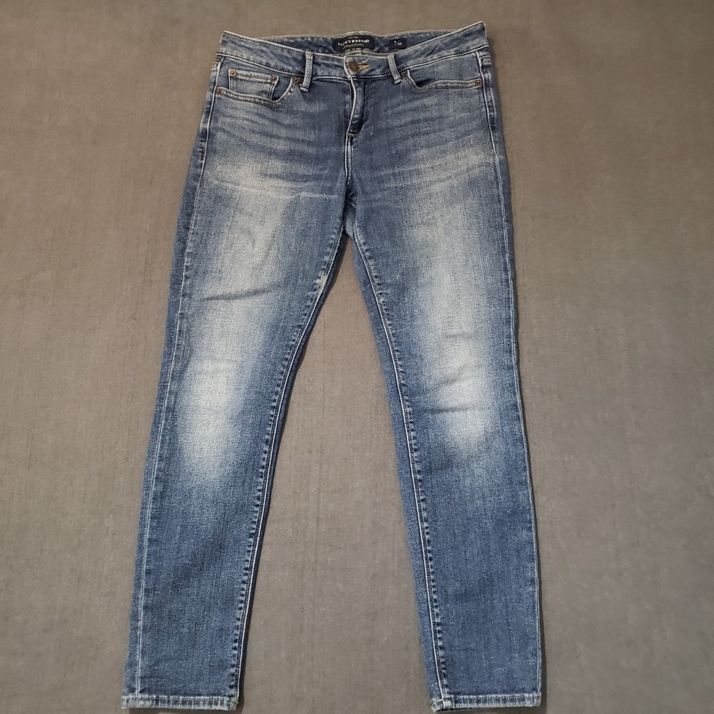 Lucky Brand Lolita Skinny Jeans Womens 8/29 Blue Medium Wash Stretch Denim